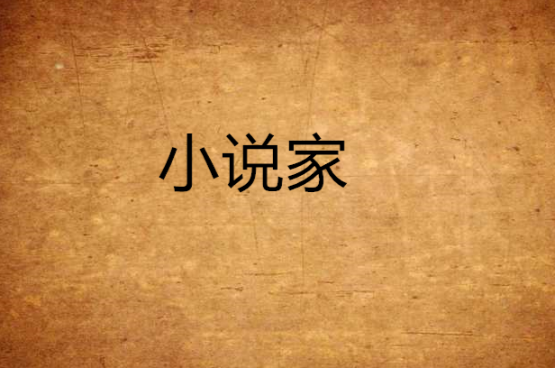 小说家(写小说的作家)