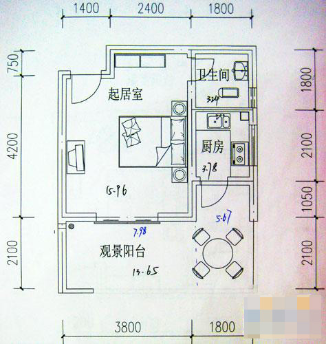 洛维四面山水户型图举例