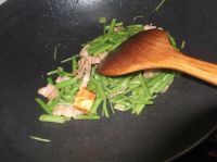 通菜梗炒肉 通菜梗炒肉