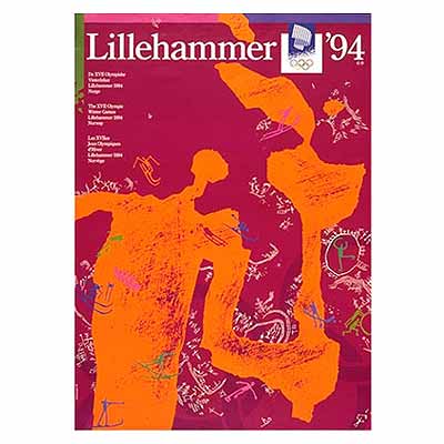 1994年利勒哈默尔冬奥会海报