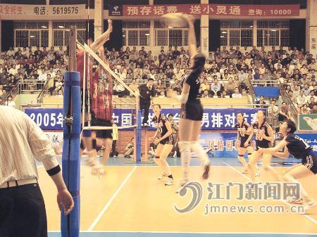 4.8中国女排5-1台山男排