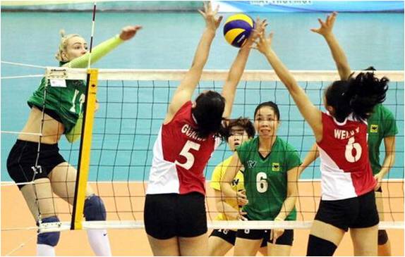 江苏青年女排3-1越南平田龙安 江苏青年女排3-1越南平田龙安
