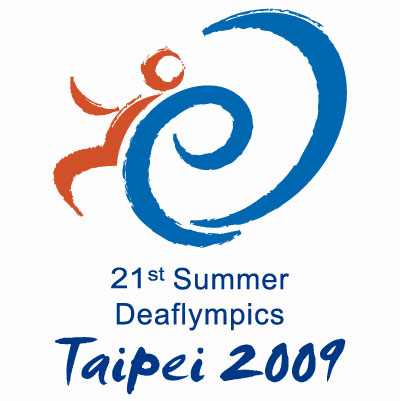 2009年在台北举办的第21届夏季聋奥会会徽