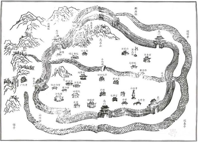 兴泉道道台驻地兴化府府城图(里面有兴泉道道台驻地) 兴泉道道台驻地兴化府府城图(里面有兴泉道道台驻地)