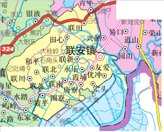 联安镇区地图 联安镇区地图