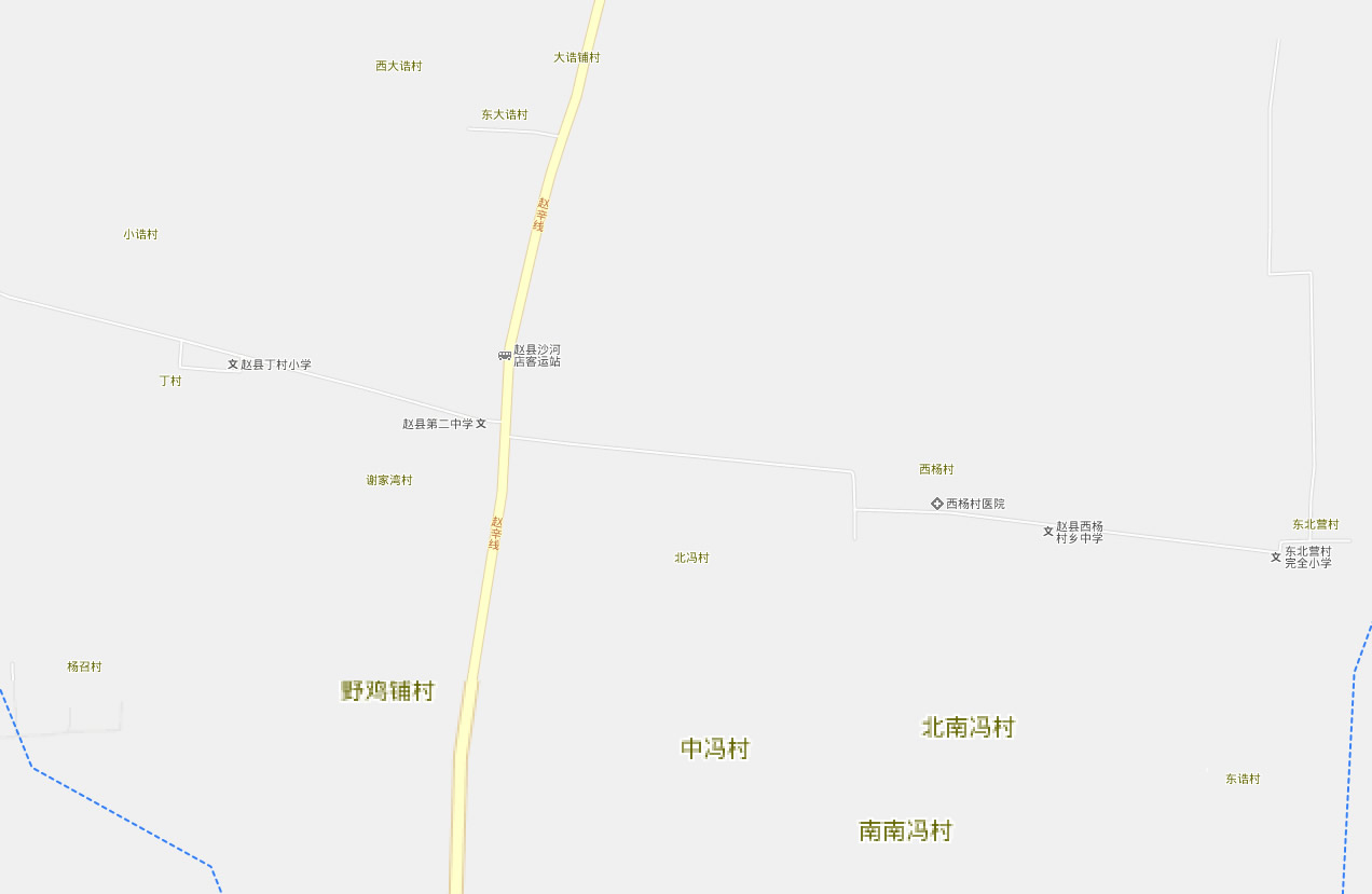 沙河店镇地图 沙河店镇地图