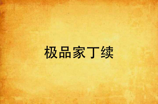 极品家丁续