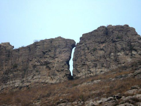 青州云门山劈山 青州云门山劈山