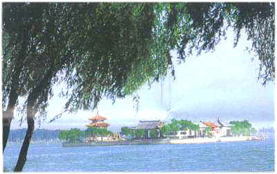 东昌湖湖心岛 东昌湖湖心岛