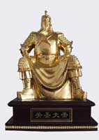 图一 关圣帝君坐像 图一 关圣帝君坐像