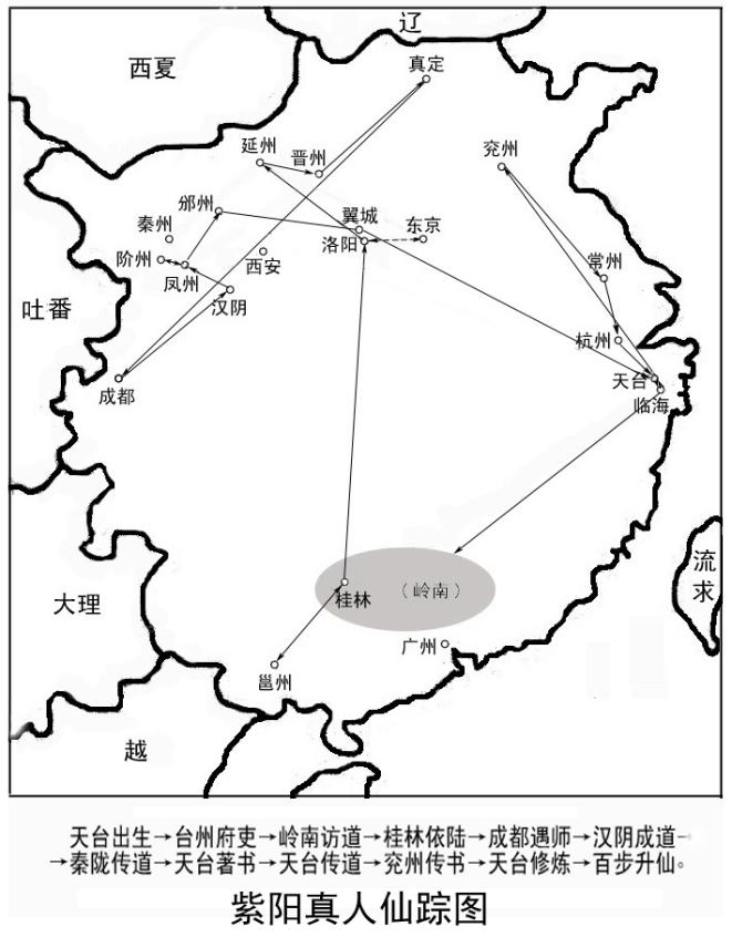 张伯端仙蹤图 张伯端仙蹤图