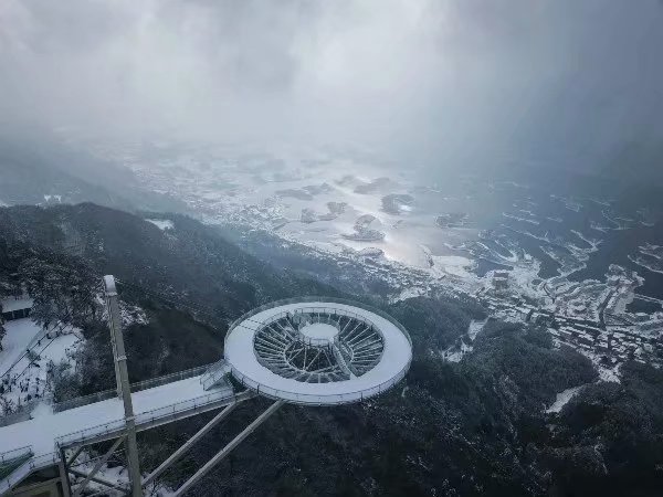 天空之城雪景 天空之城雪景