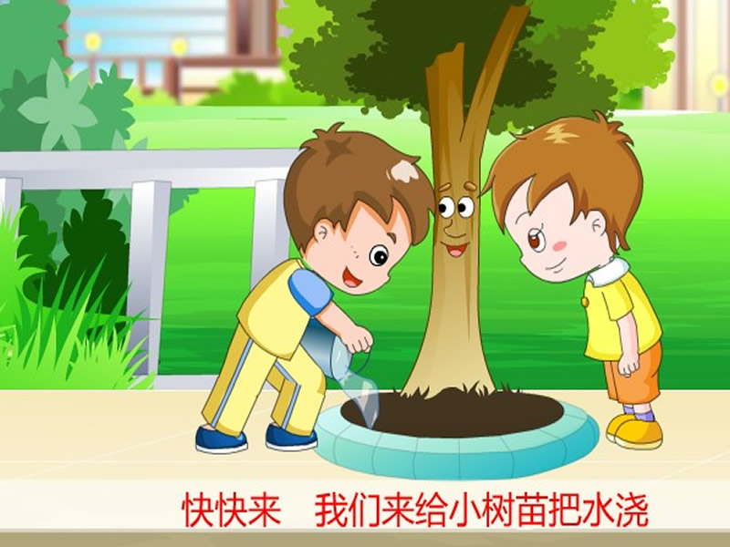爱护小树苗 爱护小树苗