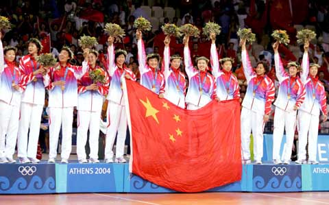 2004年雅典奥运夺冠