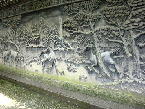 天一阁石雕