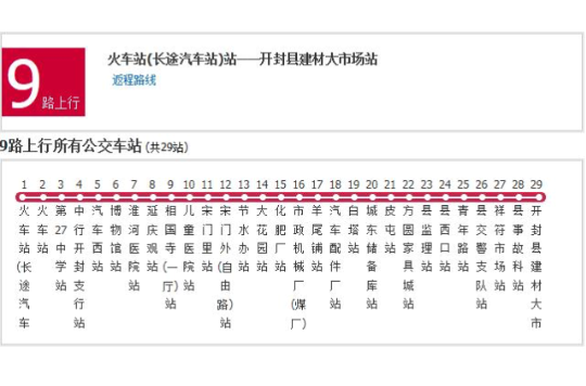 开封公交9路