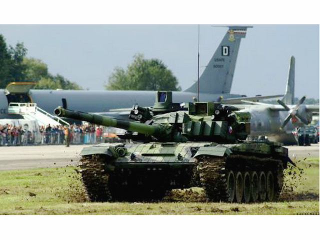 捷克T72M4CZ主战坦克 捷克T72M4CZ主战坦克