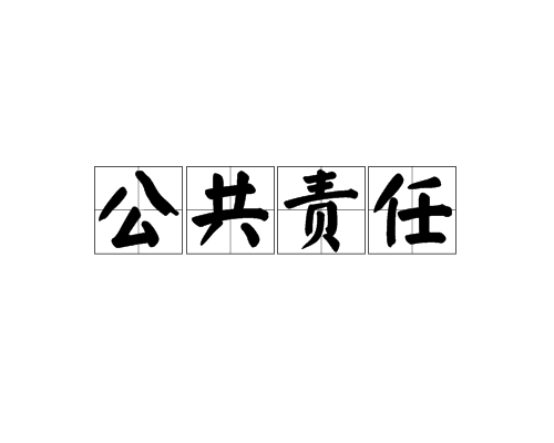 公共责任 公共责任