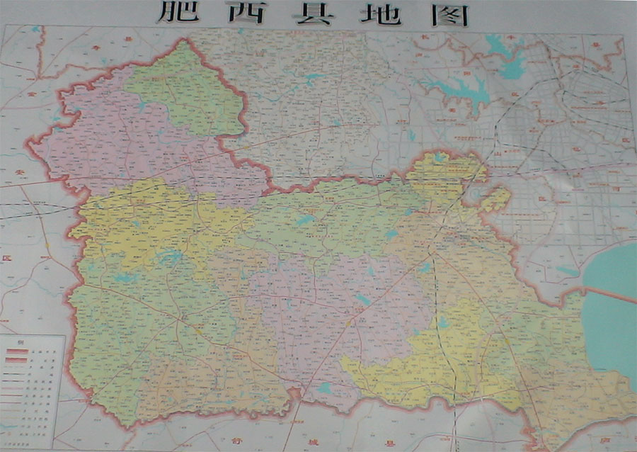 肥西县地图 肥西县地图