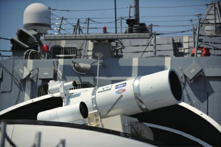 美国海军安装雷射武器