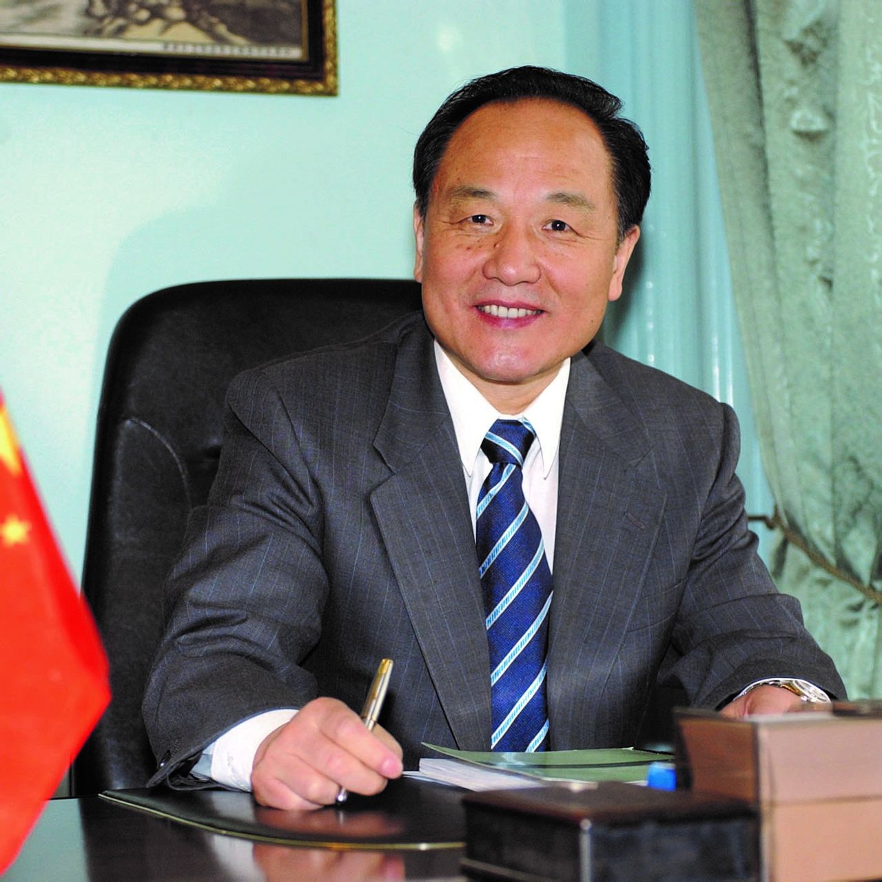 刘萍(中华人民共和国外交部国礼画家) 刘萍(中华人民共和国外交部国礼画家)