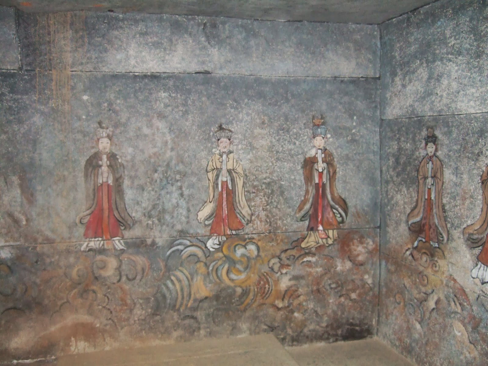 恭愍王陵地宫中的壁画 恭愍王陵地宫中的壁画
