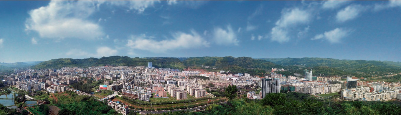 大足区全景图