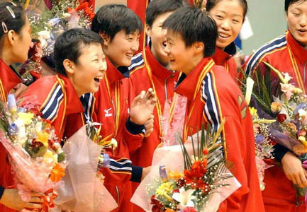 中国女排夺得上海站冠军 中国女排夺得上海站冠军