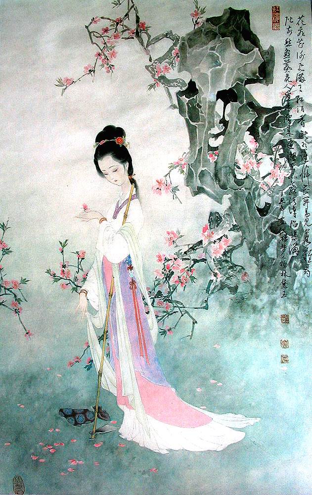 《红楼梦》黛玉葬花 《红楼梦》黛玉葬花