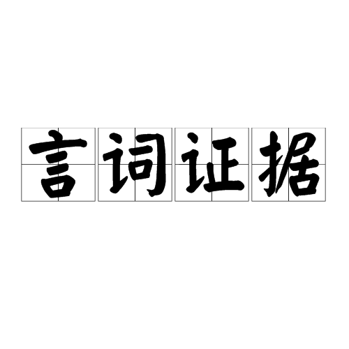 言词证据