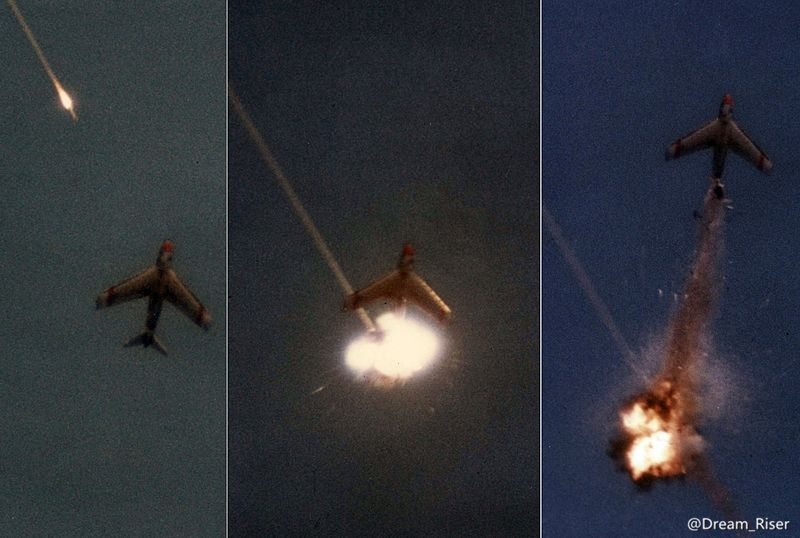 AIM-9击落试验机