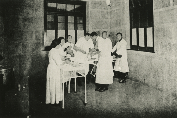 1920年,南通医院的解剖室 1920年,南通医院的解剖室