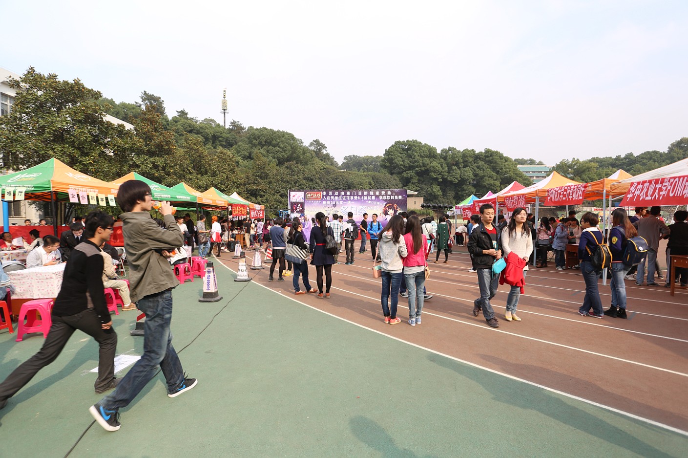冬日祭社团展示现场 冬日祭社团展示现场