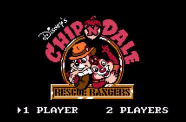 松鼠大战(CAPCOM公司製作的任天堂 Famicom 红白机游戏) 松鼠大战(CAPCOM公司製作的任天堂 Famicom 红白机游戏)