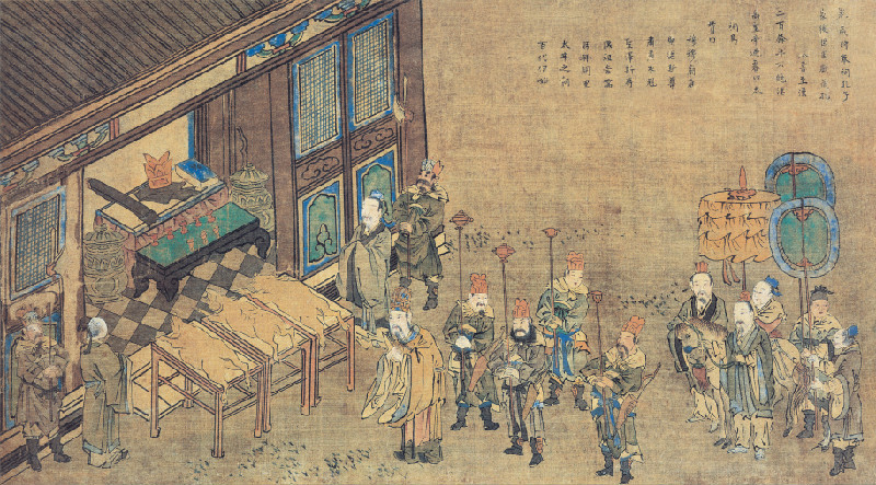 刘邦祭孔图 刘邦祭孔图