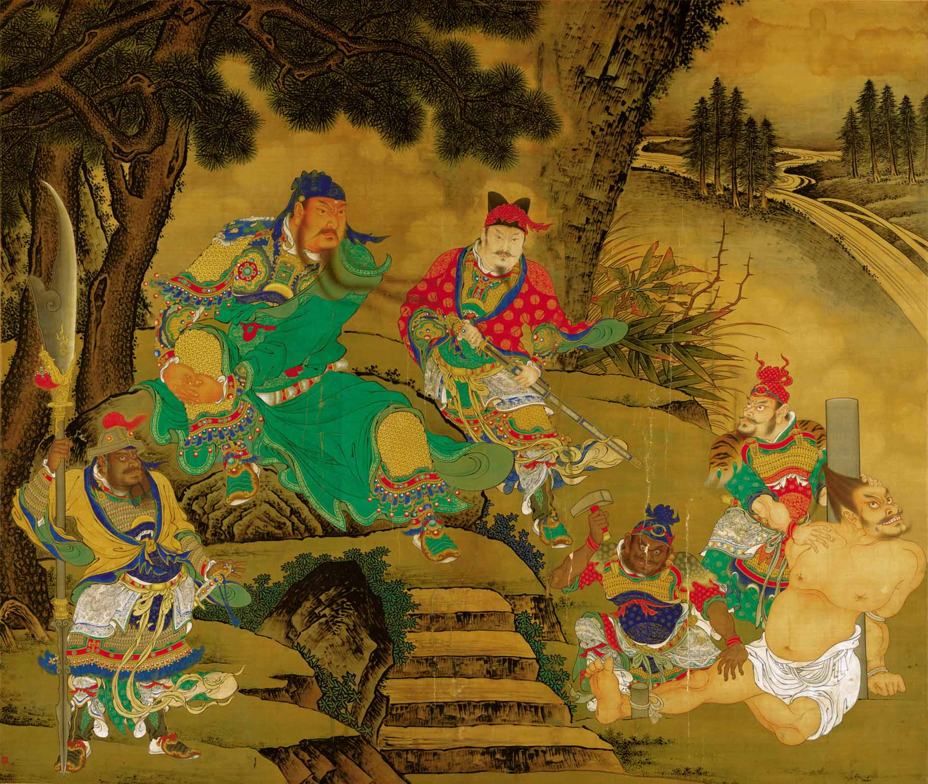 关羽擒将图 关羽擒将图