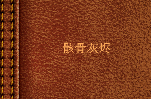 骸骨灰烬 骸骨灰烬