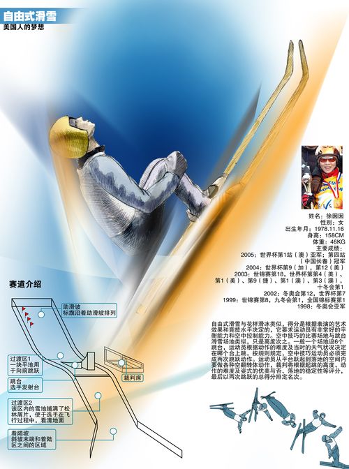 自由式滑雪图示 自由式滑雪图示