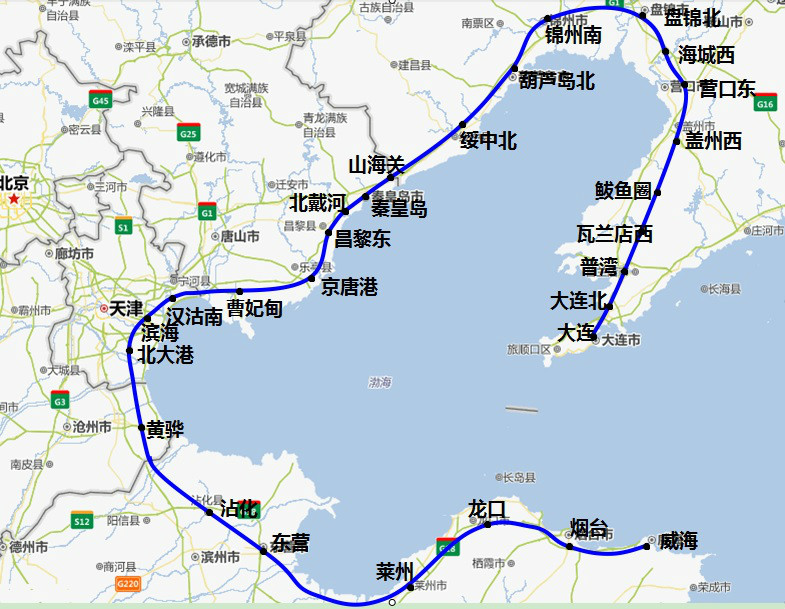 环渤海城际铁路