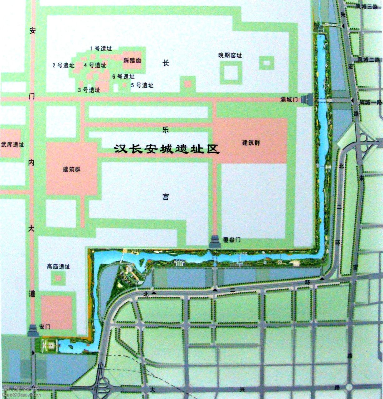 汉城湖鸟瞰图 汉城湖鸟瞰图