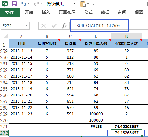 subtotal