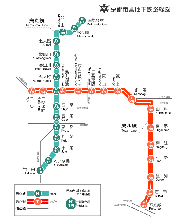 京都捷运路线图