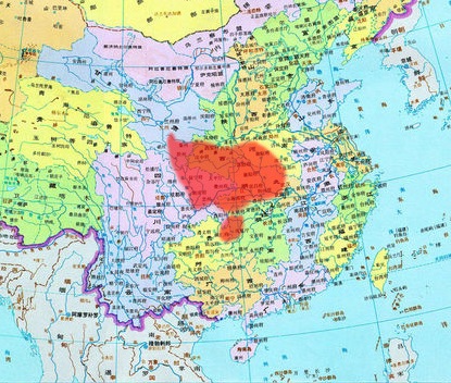 白莲教起义和苗民起义範围