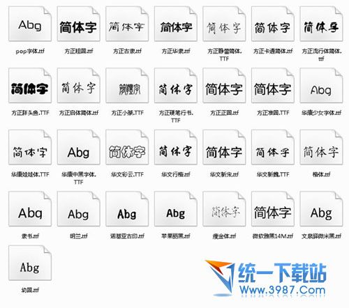 TTF(字型档名称) TTF(字型档名称)